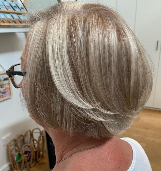 Stacked Layered Bob Hairstyle