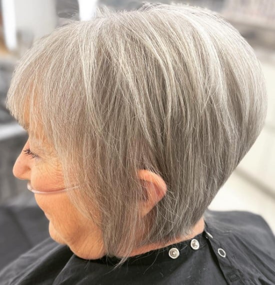 best haircut for fine hair over 60