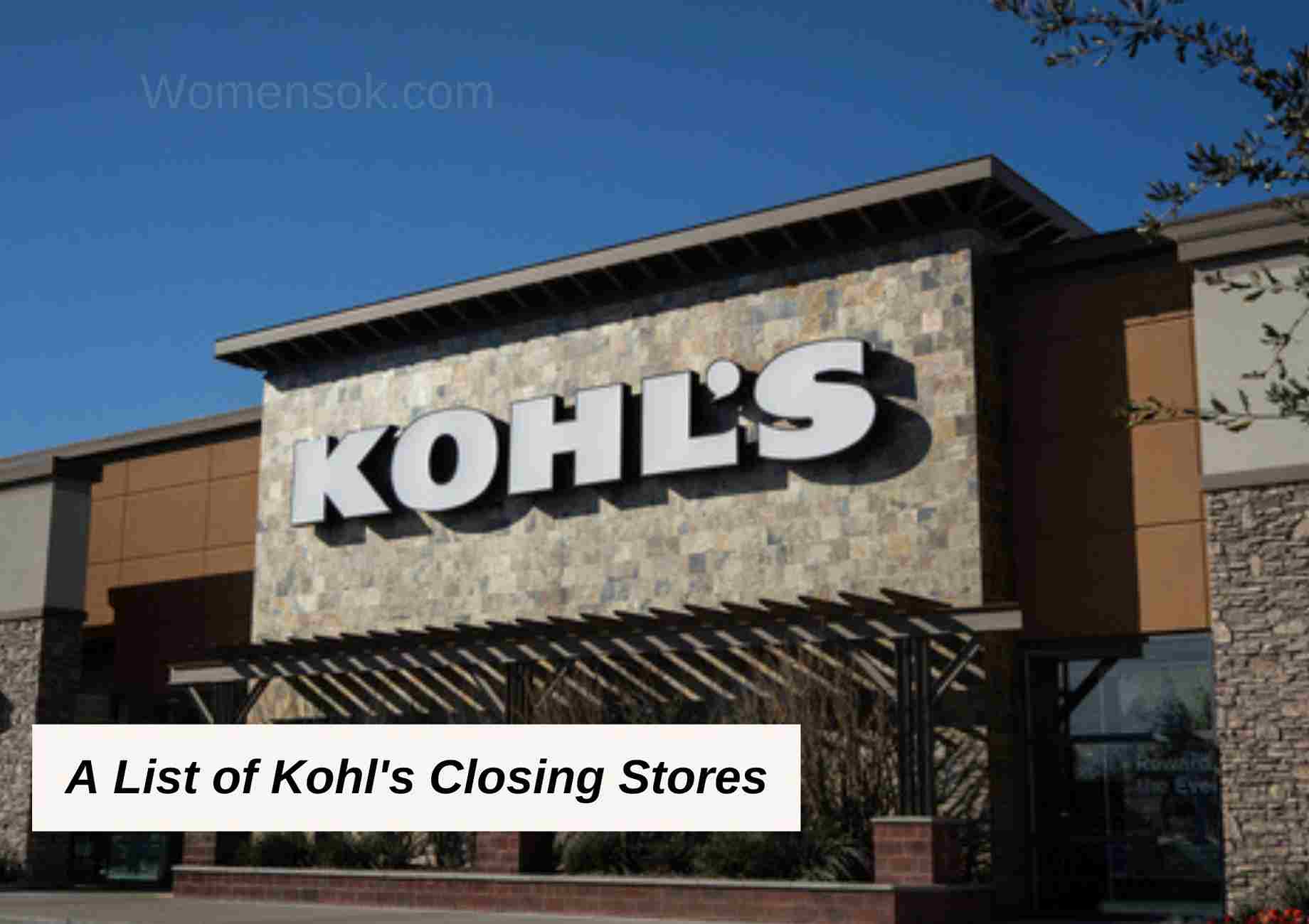 kohl's closing stores in 2023