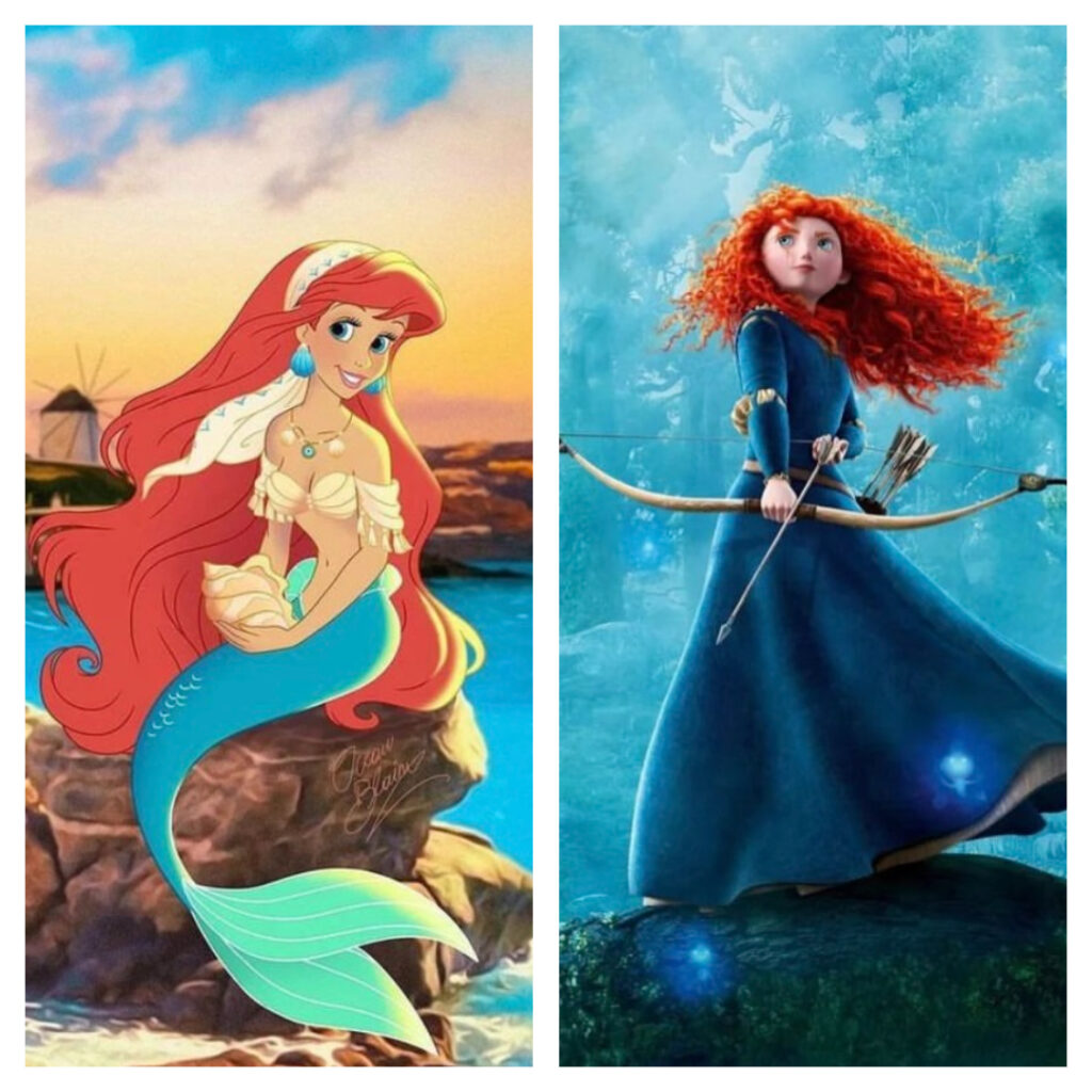 Disney Characters with Red Hair