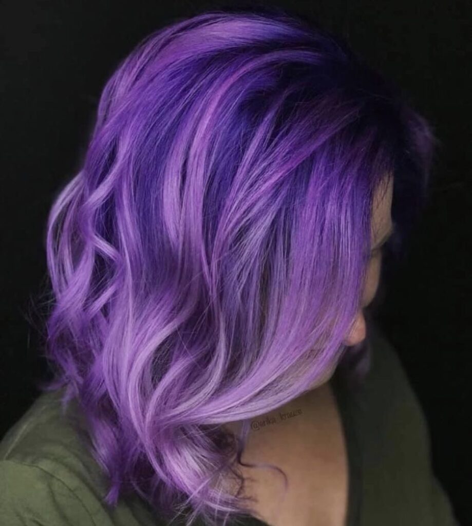 How to Fade Purple Hair to Lavender with No Bleach