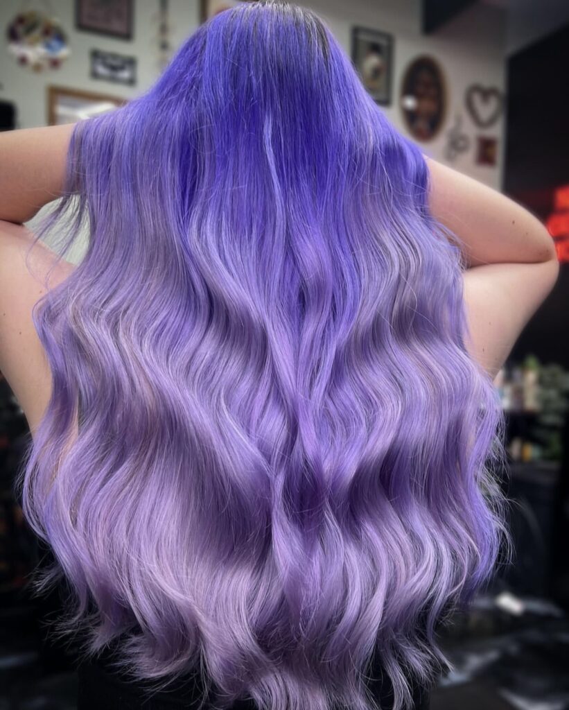 How to Fade Purple Hair to Silver with No Bleach