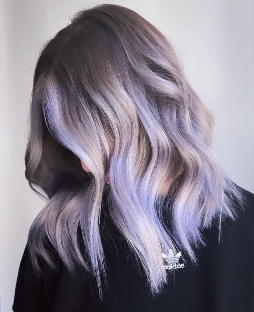How to Fade Purple Hair to Silver with No Bleach