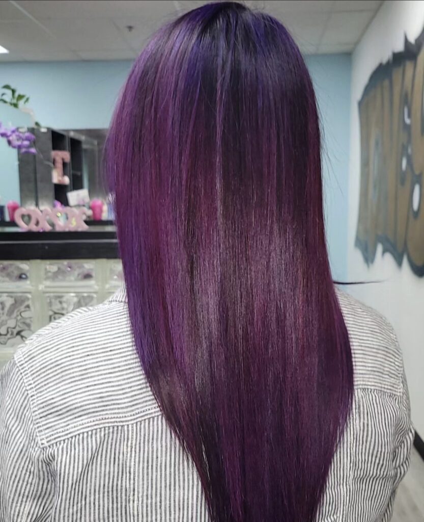 How to Fade Purple Hair to Silver with No Bleach