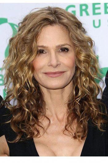 Medium Length Layered Curly Hairstyle