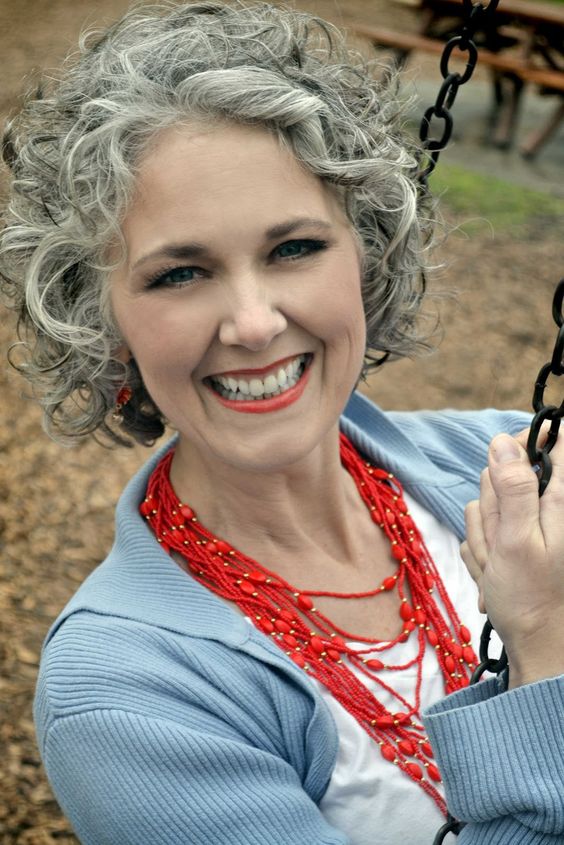 Curly Hairstyles for Women Over 50 - Short Curly Hairstyle