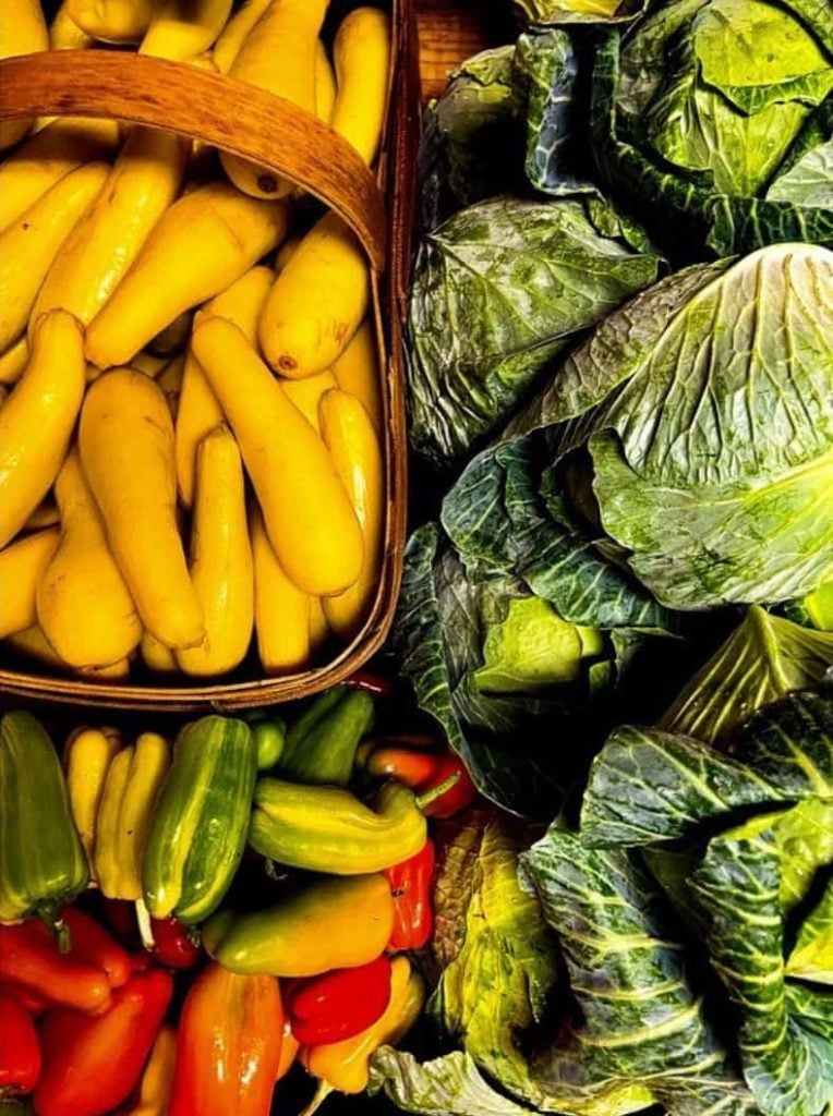 fruits and vegetables