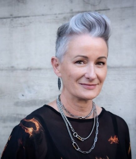 shaved hairstyles for women over 50