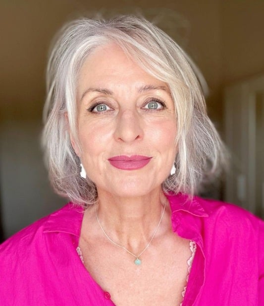 grey hairstyles for older women