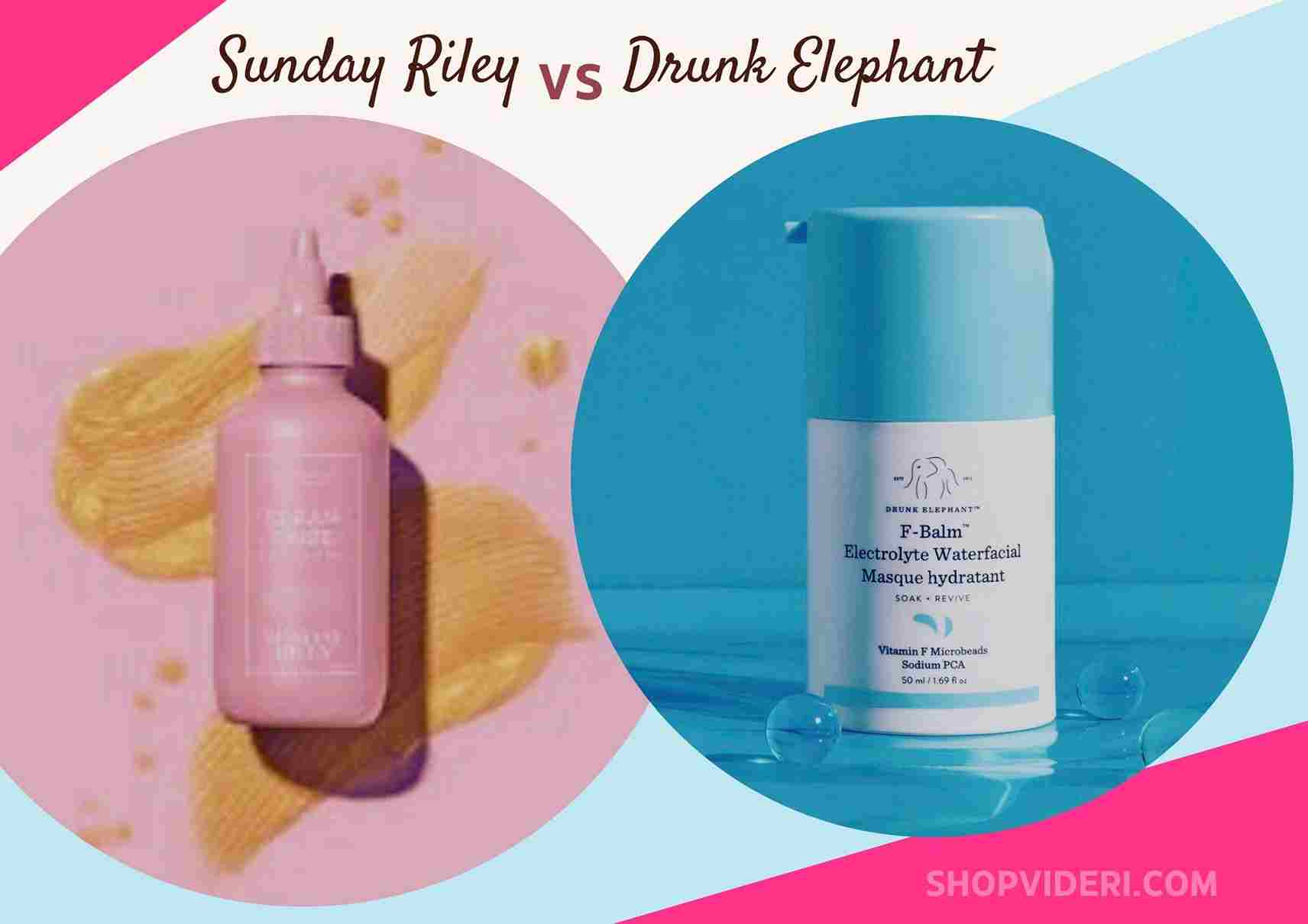 Sunday Riley vs Drunk Elephant: A 2024 Comparison of Two Popular Skincare Brands