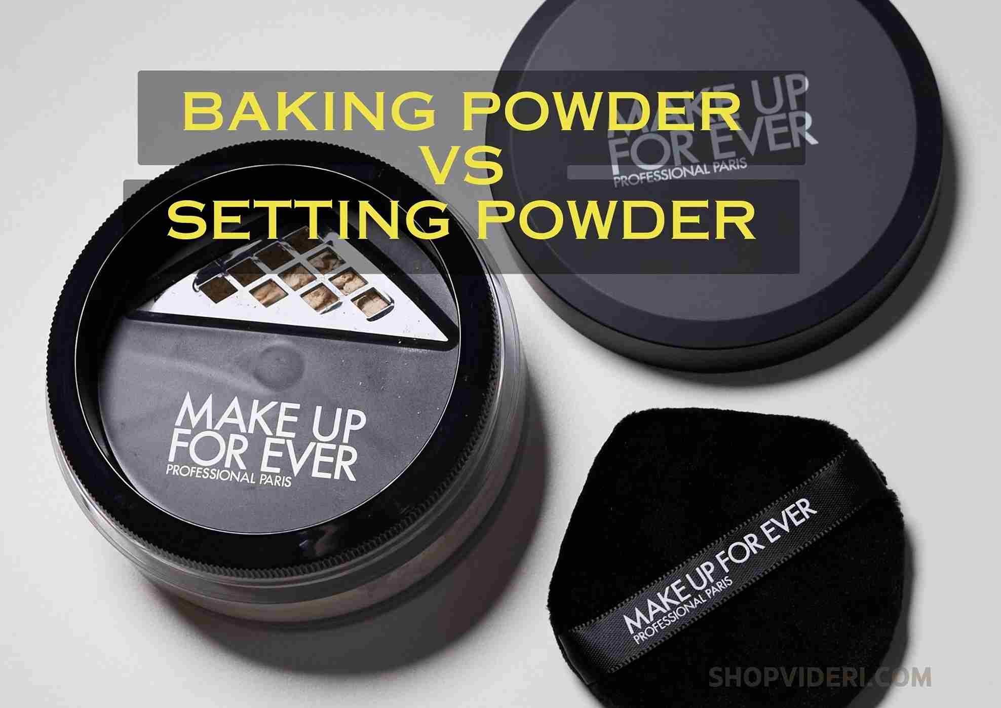 Baking Powder Vs Setting Powder