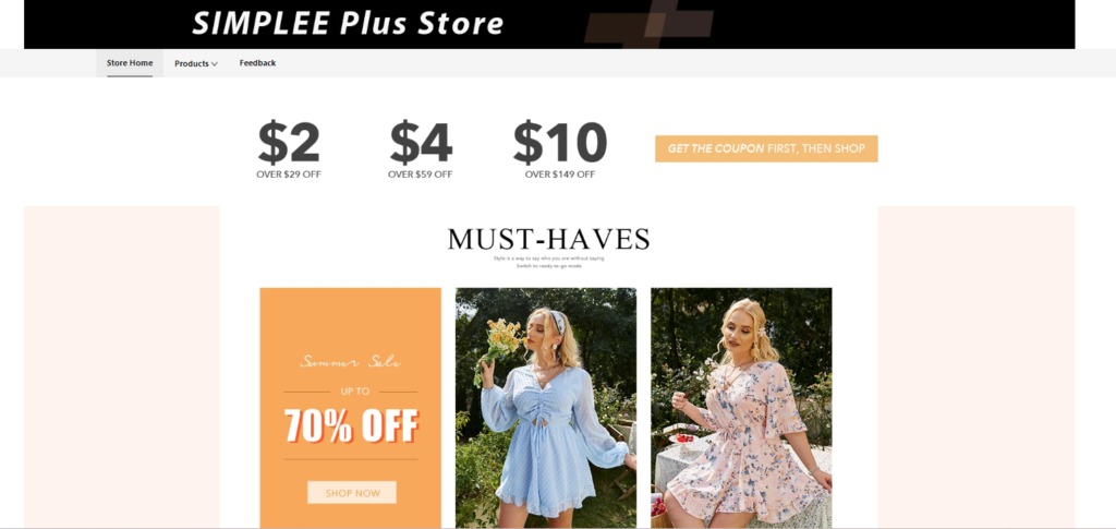 Women's Clothing Stores on Aliexpress