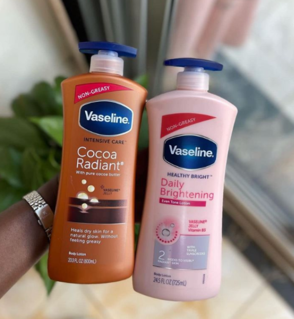 Vaseline vs Jergens Lotion